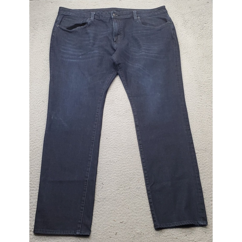 Buffalo by David Bitton Jeans Mens 42x32 Blue Denim Cotton Whiskered Skinny Leg‎